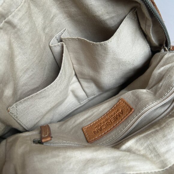 American Leather Co Liberty Tan Backpack Purse Small main image 11